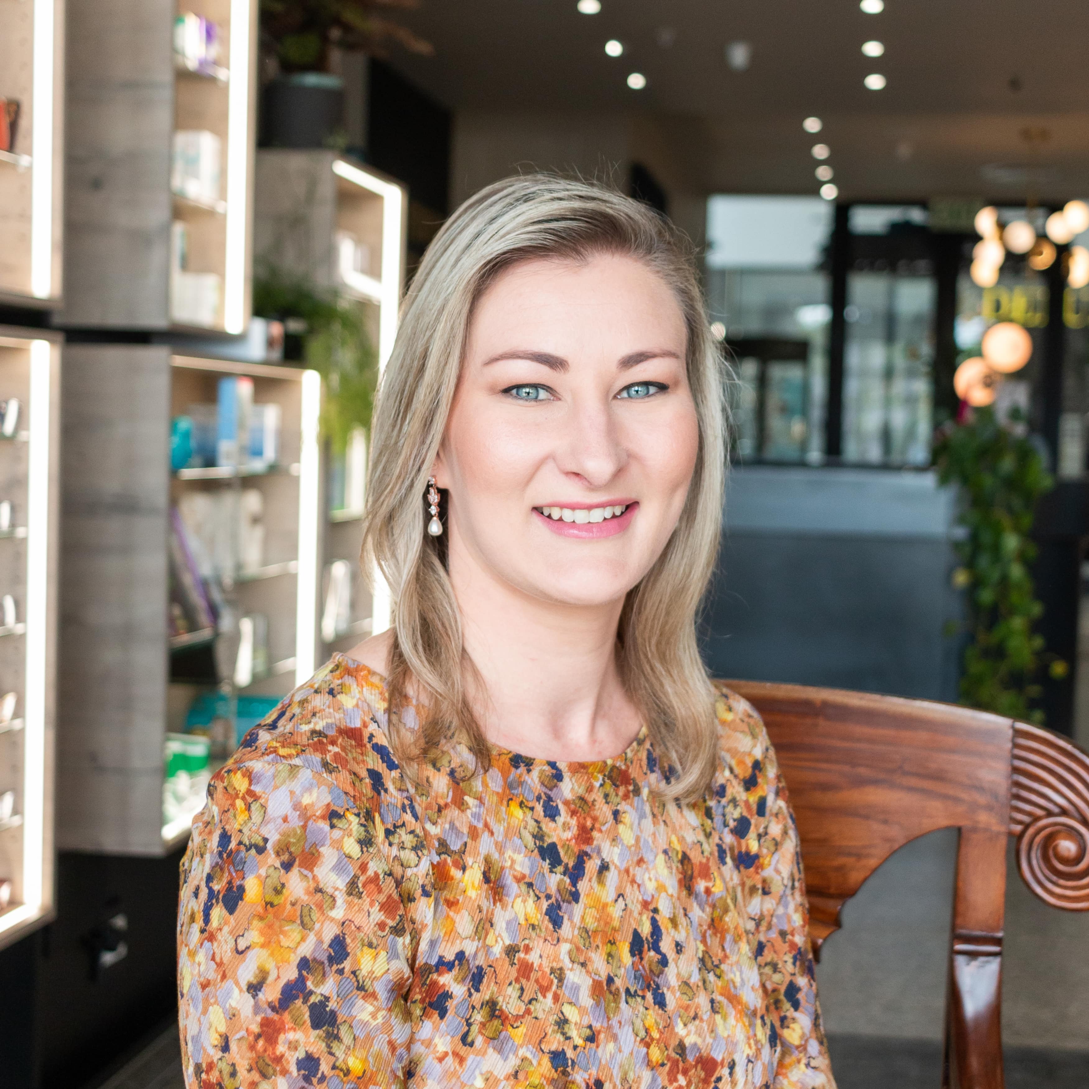 Hanlie at Reza Ferreira Boutique Optometrists